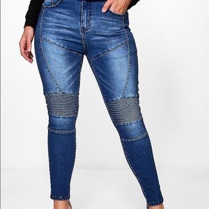 Plus Size Biker Jean